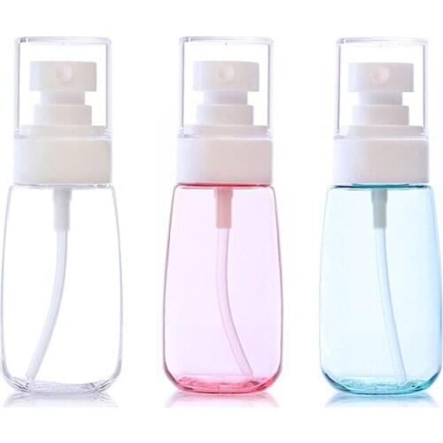 1PC High Quality 30ml 60ml 80ml 100ml Fine Mist Spray Bottle Plastic Sprayer Bottle Refillable Travel Perfume Water Bottle