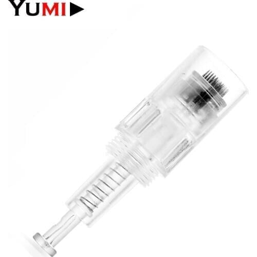 100pcs 10mm Screw Port Derma Nano 36 Pin Needles Cartridge Coupling For Microneedle Microbladin Derma Pen Tip Nutrition Input