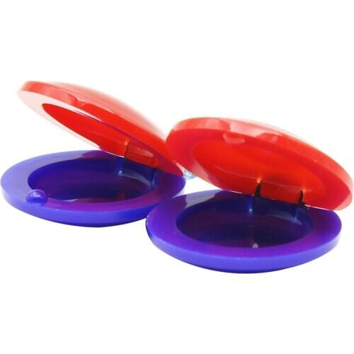 2Pcs Finger Castanets Percussion Instrument Musical Toy for Toddler Children Early Musical Education