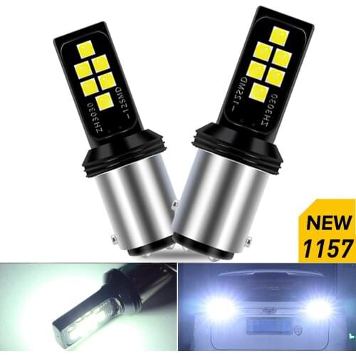 2x BAY15D 1157 Error Free 1156 BA15S P21W LED Lamp Led Bulbs Car Rear Turn Signal Light For VW Passat B5 B5.5 B6 B7 B8 Golf 4