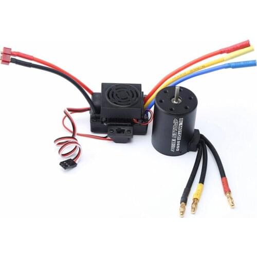 3650 3100kv 3900kv 4300kv Brushle Motor Upgrade Sensorless 60a Esc Combo For 1:8 1:10 Rc Car Boat Part-3100kv