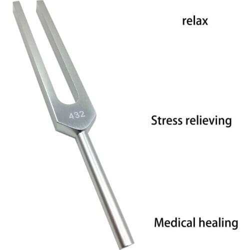432 Hz Tuning Fork with Bag Mallet Cloth for Ultimate Healing and Relaxation
