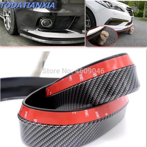 Carbon Fiber Car Front Bumper Lip for bmw f30 peugeot 2008 chevrolet cruze citroen c5 opel passat b5 for skoda octavia bmw f10