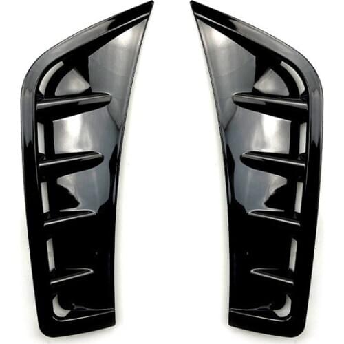 Car Bright Black ABS Front Bumper Spoiler Side Wing Decorative Cover For Mercedes Benz GLC Class GLC260 GLC300 2020