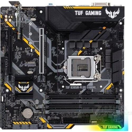 Used ASUS TUF B365M-PLUS GAMING(WI-FI) original motherboard for intel LGA 1151 DDR4 I3 I5 I7 USB2.0 USB3.0 USB3.1 mainboard