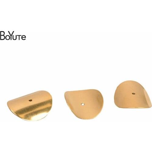 BoYuTe (200 Pieces/Lot) Metal Brass Sheet Curve Diy Hand Made Jewelry Accessories
