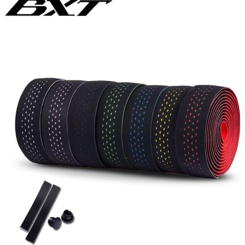 BXT Road Bike Bicycle Handlebar tape Non-slip Anti-sweat water proof 2 Bar Bike Road Bike Bar Tape Free shipping