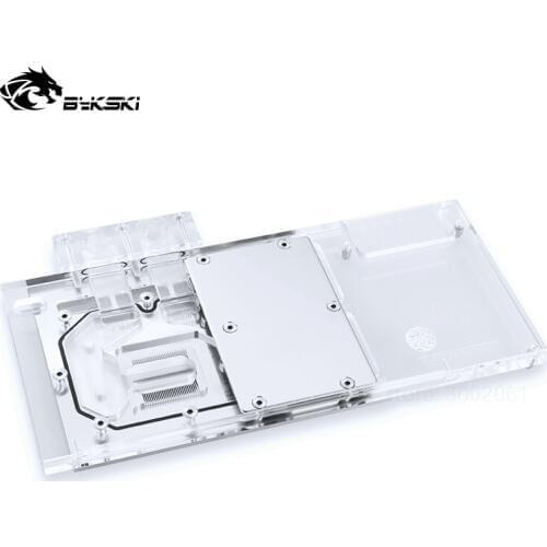 Bykski Water Block use for Sapphire Nitro+ Radeon RX Vega 64 8GB HBM2 (11275-03-40G) Full Cover GPU Copper Block Radiator RGB