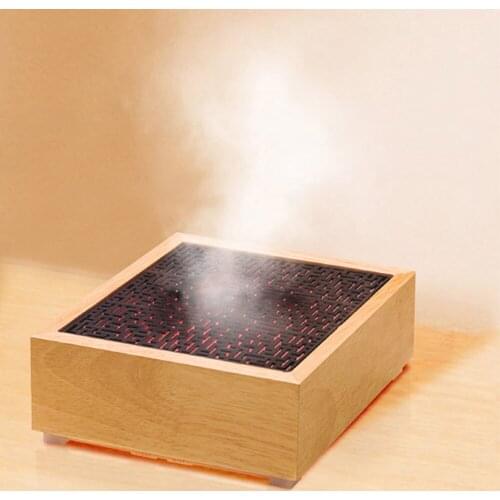 Classica Wooden Aroma Diffuser Humidifier 90ml Household Ultrasonic Mute Essential Oil Diffuser Warm Night Light Sprayer
