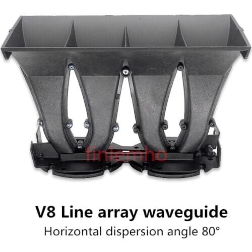 V8 Line Array Speaker Treble Horn Accessories 2x1.4 Inch Throat For Professional Audio Stage DJ Mixer Home Theater