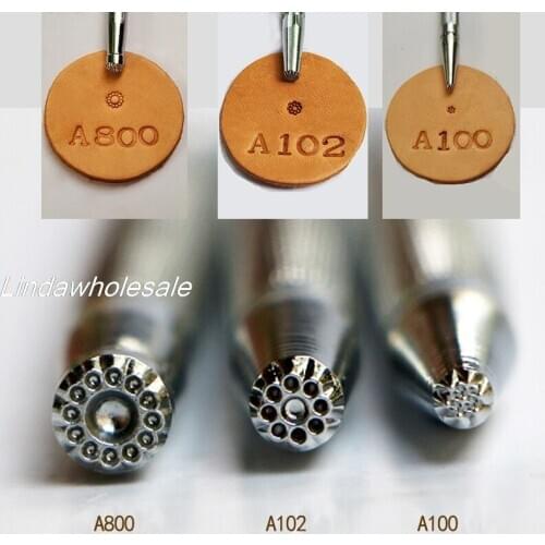 Leather carving printing tool A800/A100/A102,leather stamp,metal stamping