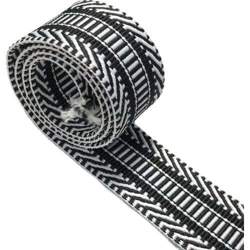 Lot Woven Webbing Tape Width 38mm Trim Embroidered Lace Webbing Costume Laciness DIY Sewing National Jacquard Ribbon