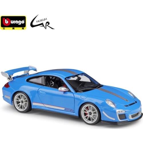 Bburago 1:18 Model Car Simulation Alloy Racing Metal Toy Car Children Toy Gift Collection Porsche 911 GT3 RS 4.0