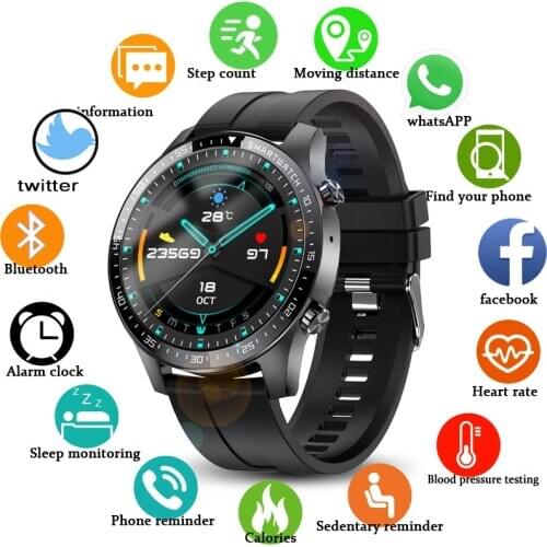 2021 New Steel Band Bluetooth Hour Call Smart Watch Men Waterproof Sport Watches Male Wrist Watch For Men Heart rate monitor+Box