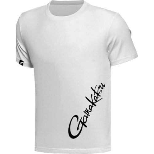 2022 New Summer Outdoor Gamakatsu T Shirt Fishing Clothes Men Short Sleeve Quick-Dry Breathable Shirt Plus Size Fishing Jersey