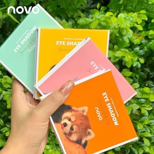 Novo New 5342 Animal Eyeshadow Compact Easy to Apply Makeup No Blooming No Makeup Lasting Makeup Waterproof
