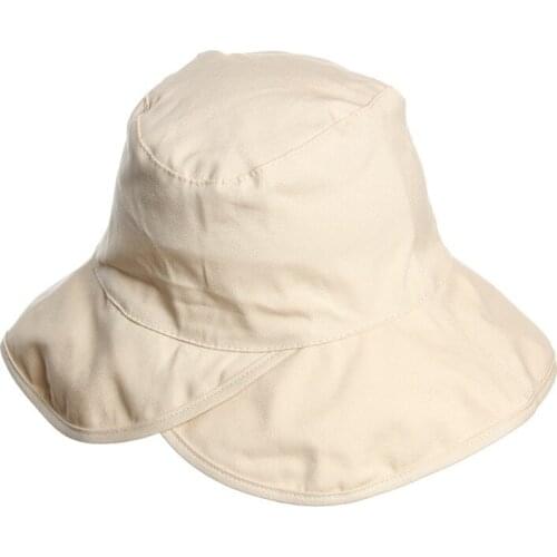 2019 New style Bucket Hats Pure color cotton Fashion Bucket Hat Panama Bucket Flap Hat Outdoor Fishing Wide Brim hats