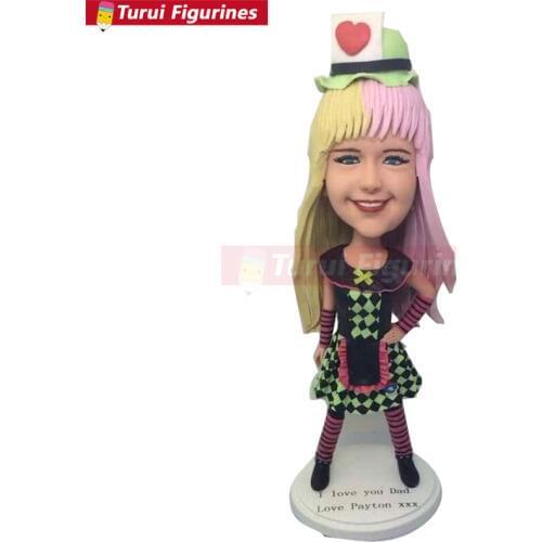 Personalized Kid Christmas Gift Children Christmas Gift Custom Bobble Head Daughter Christmas Daughter Birthday Daughter Gift Ch