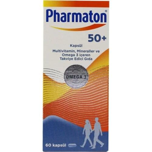 Pharmaton 50 Plus 60 Capsules