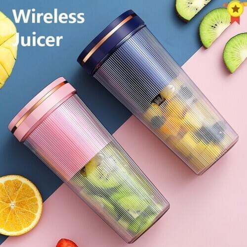 Portable Blender Usb Chargeable Mixer Xiomi Electric Juicer Machine Smoothie Blender Mini Food Processor Cup Juice Blenders