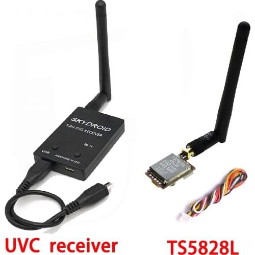 Hot sale high quality 5.8G FPV Receiver UVC Video Downlink OTG + Mini TS5828LS 40Ch 5.8G 600mw Transmitter for VR Android Phone