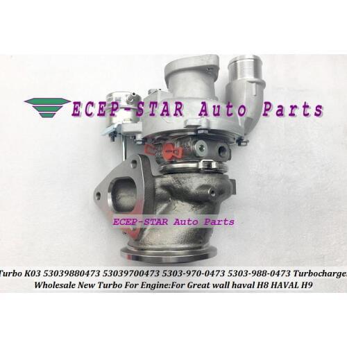 Turbo K03 53039880473 53039700473 5303-988-0473 5303-970-0473 Original Quality Turbocharger For Great wall haval H8 HAVAL H9