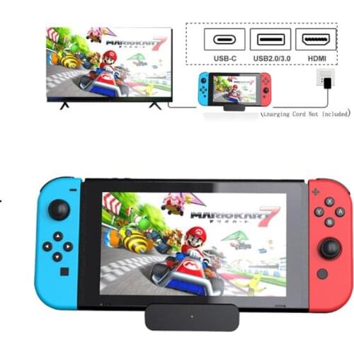 USB 3.0 Switch Console Video Converter Fast Charging Dock Station for Switch Type C to HDMI TV Adapter factory price