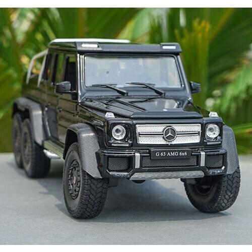 1:24 Scale G63 6*6 Off-road Diecast Vehicle Model Alloy Boys Car Toys Metal Collection Kids Children Fans Gift Souvenir Display