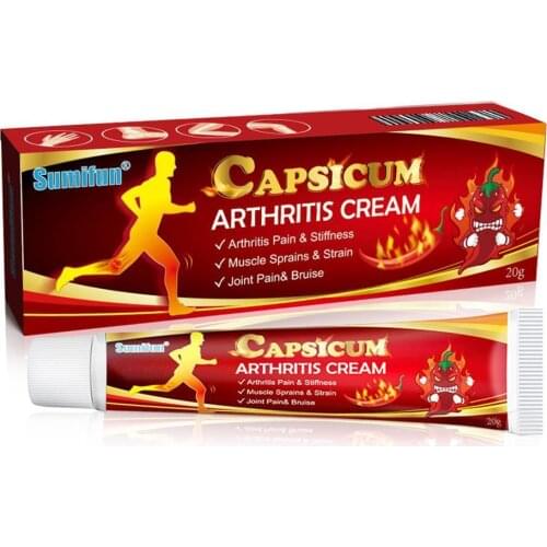 1pc Capsicum Arthritis Cream Analgesic Balm Ointment for Rheumatism Arthritis Knee Muscle Sprain Pain Relieve Plaster