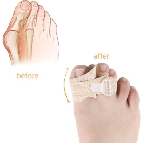 1PCS Hallux Valgus Correction Silicone Bandage Foot Care Gel Bunion Protector Toe Separators Straightener Correctors 2 Styles