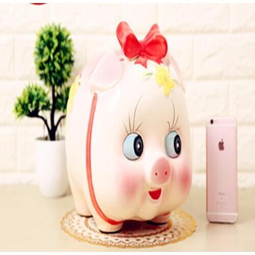 2017 Top Fashion Special Offer Orange Cofre Porquinho Cofrinho Moeda Ceramic Piggy Bank Ultralarge Large Fashion Birthday Gift