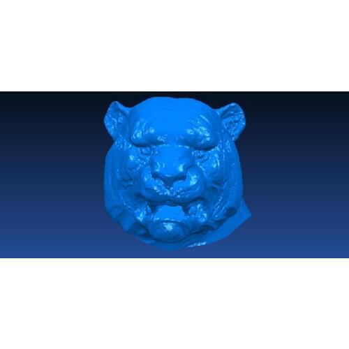 3D model for cnc machine in STL format 4 axis relief/computer sculpture Tiger head