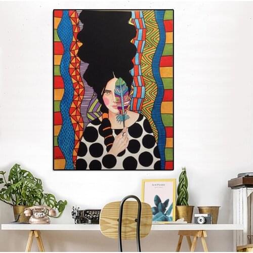 Diy Long-haired Girl Diamond Painting Full Square Diamond Diamond Embroidery Needlework Mosaic Set Cross Stitch Home Decoration