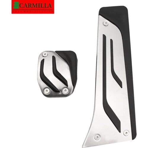 Carmilla Car Accessories for BMW M E90 M3 E92 M3 E93 M3 F10 M5 F12 M6 E63 E64 F13 M6 Accelerator Brake Pedal Pedales Pad