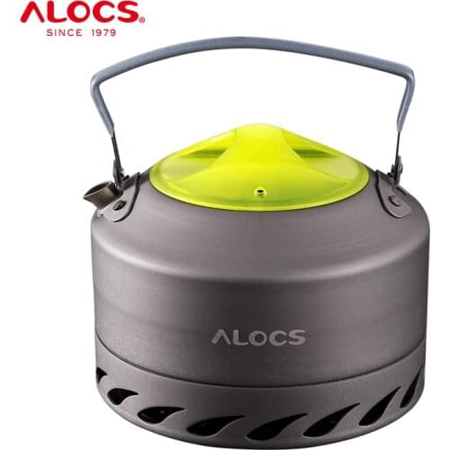 ALOCS Lightweight Compact Outdoor 0.9L Water Kettle Teapot Coffee Pot For Picnic Camping Hiking Travelling Backpacking