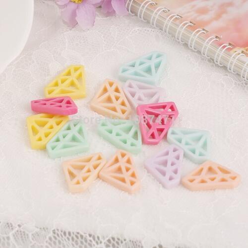 Hot 50pcs29 * 18mm Children headdress jewelry accessories diy mobile beauty diamond material