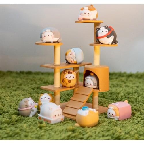 Blind Box Toys MOLANG Cute Rabbit 05 Series Blind Box Korea Guess Bag Blind Bag Toy Anime Figures Cute Model Doll Accesorios