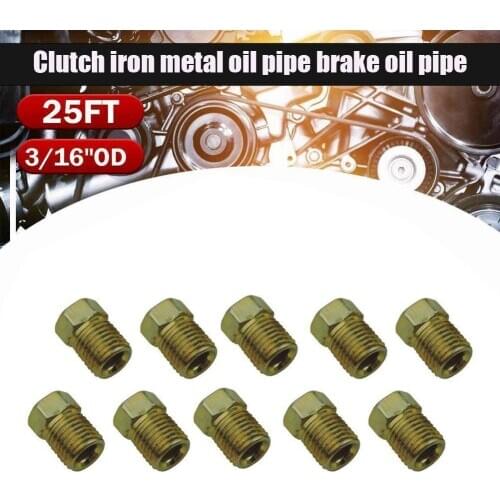 10mm x 1mm Male Short Brake Pipe Screw Nuts For 3/16" Metric Braking Tubes J9O9