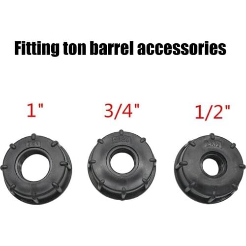 Hot IBC Tote Tank Adapter 1/2'' 3/4'' 1''Water Tap Connectors Valve Replacement Fittings for Garden Irrigation N66