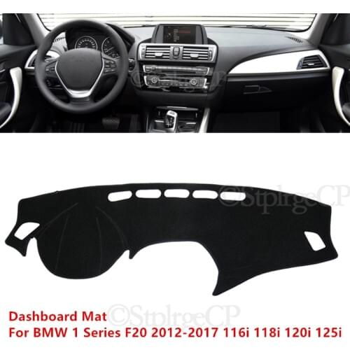 For BMW 1 Series F20 2012-2017 116i 118i 120i 125i Car Dashboard Cover Mat Sun Shade Pad Instrument Panel Carpets Accessories