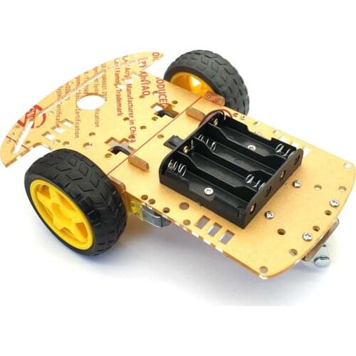 New Motor Smart Robot Car Chassis Kit Speed Encoder Battery Box 2WD For Uno