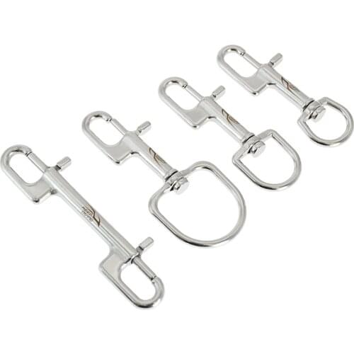 NEW Single / Double Ended Hook Chioce Snap Bolt kit 316 Stainless Steel Scuba Diving