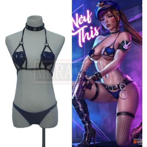Game OW D.Va DVA Hana Song Sexy Bikini Military Uniform Cosplay Uniforms Cosplay Costume Custom Made Free Shipping