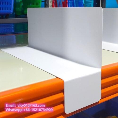 1 pcs Free shipment PVC Shelf label divider Storage Rack Isolation board In Supermarket Retail Stores pharmacy Partition plate