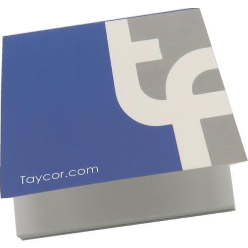 Custom print full colors logo self adhesion gift paper sticky note