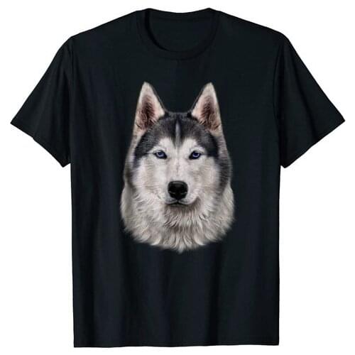Siberian Husky Dog Face, T-Shirt