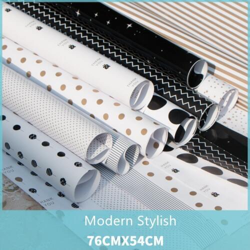 10pcs Craft Paper Pack Bouquet Wrapping Paper Flowers Packaging Gift Wrapping Paper Material Romance Wedding Decoration