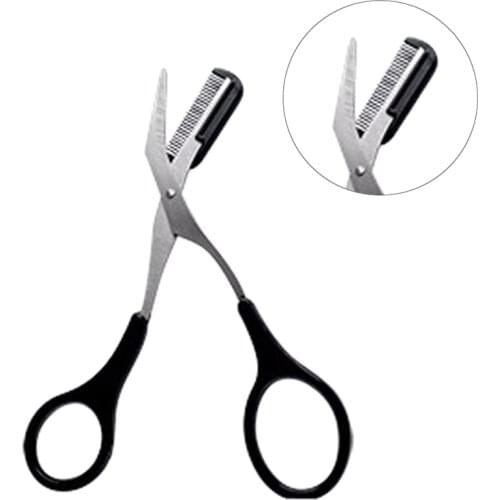 Women Stainless Steel Eyebrow Shaping Cut Scissors Comb Hair Remover Beauty Tool Shaver Makeup Tools Hair New Design NEW