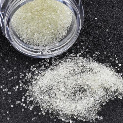 1pcs nail art decorations accessories glitter glass Microbeads rhinestones christmas decorations for diy 3d design charms nail