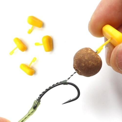 20pcs Carp fishing boilie inserts hair rigs fishing bait stops Hair Rig Bait Stop Pop Up Stoppers Carp Fishing Accessories